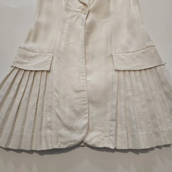 Sandro Carine Sleeveless Mini Casual Dress V-neck Sleeveless Front button - Picture 3 of 13